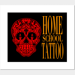 HomeSchoolTattoo Sugarskull Posters and Art